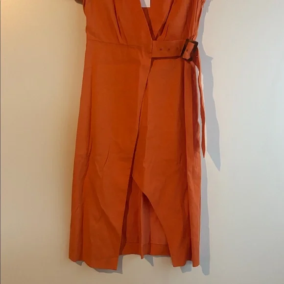 open lace back dress Veronica Beard Ezri Midi Dress | Carnelian Red